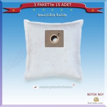 Arçelik S 4250 A Süpürge Toz Torbası 15'li, Beyaz, Uyumlu ve Kaliteli Temizlik Aksesuarı