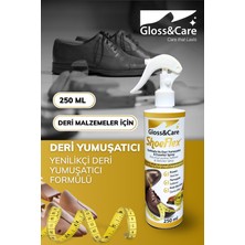 Gloss&Care Shoeflex™ Ayakkabı Streç Deri Yumuşatıcı Sprey Ayakkabı Vurması Sıkması Önleyici Spreyi 250 ml