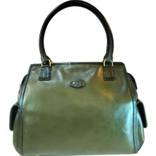 Gön Kadın El Yapımı (Handmade)  Hakiki Deri El ve Omuz Çantası Ertica