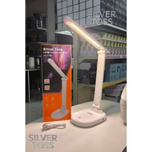 Silver Toss ST-7901 30 Smd LED Şarj Edilebilir Ayarlanabilir Masa Lambası