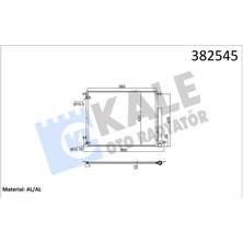 Kale Kondenser Honda Civic x Fc 1.6i 16 Kurutucu Ile Brazing Al-Al 560X431X12 Klima Radyatörü Almla