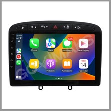 Govimaks PEUGEOT 308 RCZ SİYAH 2008-2013 UYUMLU 6 GB RAM 128 GB HAFIZA ANDROID MULTIMEDIA