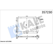 Kale Motor Su Radyatörü Nissan Micra V K14 16 Juke F16 19 Renault Clio V 19 Captur Ii 20 1.0 Tce Almla