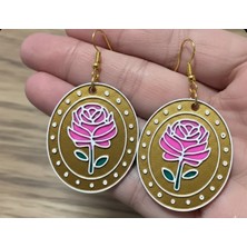 Kanem3D Gül Küpeler