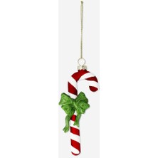 Empressco Kırmızı Baston Şeker Yılbaşı Ağacı Süsü, Renkli ve Neşeli Dekoratif Süsler