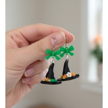 Kanem3D Cadı Şapkası Küpeler