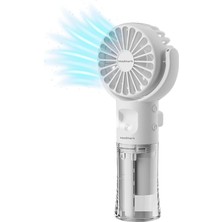 SilaSerenStore El Tipi Sulu Buharlı Fan Şarjlı Vantilatör Mini Masaüstü El Fan Taşınabilir 3 Kademeli USB Pervane