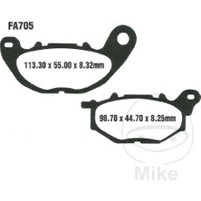 Ebc Ön Fren Balatası Organik SFA705 Yamaha X-Max 125 250 300 2018-2020