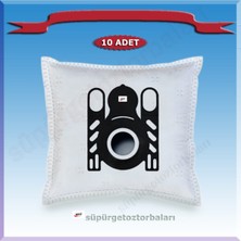 Arçelik S 6820 Süpürge Toz Torbası 10 Adet, Beyaz, Temizlik Için Uygun