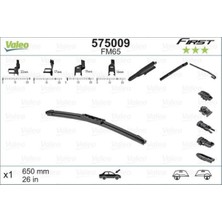 Mocan First Multıconnection Flat Blade FM65 X1 650 mm -575009  Uyumlu