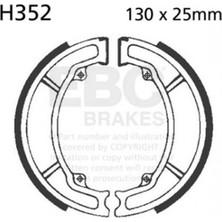 Honda CB250 Twister Arka Fren Balatası Ebc