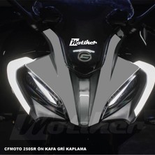 Motiker Cfmoto 250SR Ön Kafa Kaplama Modeli Gri Renk