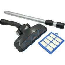 İcanpares Philips Uyumlu Xb 9125, Xb 9155, Xb 9185, Xb 9145 Marathon Ultimate Tri Active Advance Emici Başlık, Çelik Boru ve Hepa Filtre