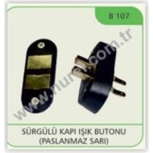 Gözpar Oto Nurel B107 Kapı Işık Otomatiği Sürgülü Kapılar Için 2 Fişli Paslanmaz Sarı