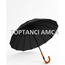 Baw Company 16 Telli Şemsiye Protokol Şemsiye Çoban Şemsiye Fiber Telli Saplı Renk CV40