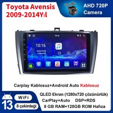 Conio Toyota AVENSIS（2003-2008 Mode Uyumlu）8gb Ram 128GB Rom Android Multimedya Sürüm 14 Kablosuz Carplay Navigasyon 9 Inç Ekran
