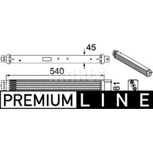 Mahle Motor Yag Radyatoru Bmw E65 E66 Premıum Lıne