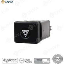 Gözpar Oto Renault R9 - R11 - Broadway Dörtlü Sinyal Flaşör Düğmesi Anahtarı