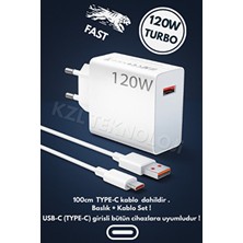 Maybax 120W (Watt) Jnuobi Turbo Hızlı Type-C Şarj Adaptör + Kablo Type-C Girişli Bütün Cihazlara Uyumludur