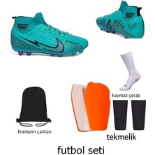 Xeox Erkek Halı Saha Krampon Seti (Çanta + Tekmelik + Bileklik Çorap)