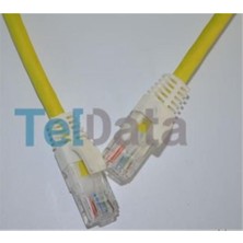Nusrat Bilişim Teldata TLD-500YS Cat6 5mt Sarı Utp Patch Kablo