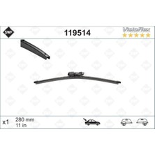 Bosch x Silecek Süpürgesi Arka Golf6-Golf7-Polo-Fabıa 280 MMVAL-119514 119514 5K6955427A
