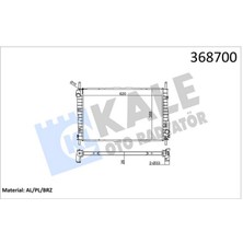Kale Motor Radyatoru Ac Mondeo Iii 1.8 16V 2.0 16V Benzinli 01 07 Klimali Almla