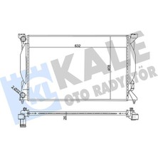 Kale Radyatör Audı A4 00-04 08 A6 01-05 Exeo 08 Al/pl/brz 632X408X26