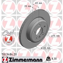 Zimmermann Fren Dıskı Arka Bmw F10 F11