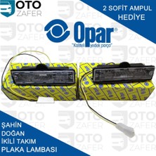 Gözpar Oto Tofas Uyumlu Plaka Lambasi  Opar Komple Ampullü Dogan Sahin 465111236