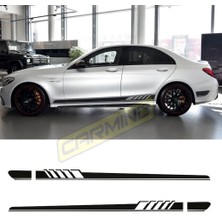 Carmind Mercedes W205 C63 Amg Yan Etek Şerit Sticker