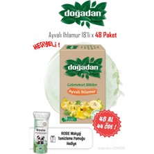 Doğadan 48 Al 44 Öde Ayvalı Ihlamur Çay 18'li ve Rosie Pamuk