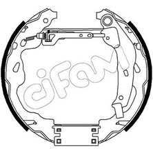 Cifam Cıfam 151488 Arka Fren Balata Yay Takımı Silindir Kiti Cıtro N C1 Iı 14> Peugeot P108 14> Toyota Aygo 14> 4241.N2-4242.28-4402.F0-4310.28