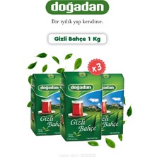 Doğadan Dökme Çay 3'lü Gizli Bahçe 1 kg ve Rosie