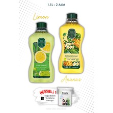 Eyüp Sabri Tuncer Zeytinyağlı Çeşme Limonu ve Hawaii Ananas Sıvı Sabun 1.5l ve Rosıe