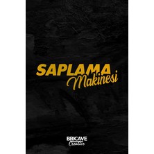 Aydın Garage Saplama Makinesi Jdm Yazı Araba-Motosiklet Cam Etiket Sticker 18X6CM