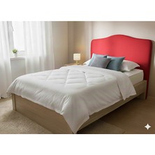 Rs Janti Store  Baza Başlık Kılıfı 190X70CM Kırmızı Renk Lastikli Esnek Kaliteli Kumaş