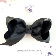 Sahici Anne Butik Fiyonk Kurdele Saçsız Bebek Tokası 8cm Az Saçlı Kız Bebeklere Özel Toka