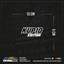 Okyay Works KUP10 Edition Sticker - Siyah - Araba-Motosiklet Etiket Sticker