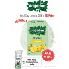 Doğadan 20'li 48 Al 44 Öde Limonlu Yeşil Çay ve Rosıe