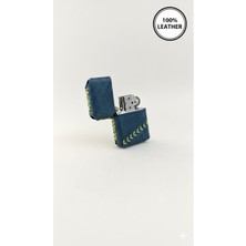 Cg Deri Fenerbahçe_ El Yapımı Hakiki Deri Benzinli Çakmak Isme Özel