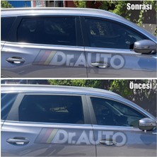 Dr.Auto Chery Tiggo 8 Pro Piano Black Direk ve Cam Çerçevesi Sutünları 12 Parça