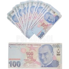 50 Adet 100 Tl Geçersiz Yazılı Para Düğün Nikah Film Dizi Parti Şaka Malzemesi