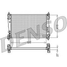 Denso DRM09111 Radyatör Corsa D 05>punto 05>bravo Iı 07>1.3 Jtd-1.7cdtı Mek Ac Klimasız 620X395X27 1300287-55703927