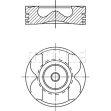 Mahle Motor Piston Segman 0.50 -0.20MM Kısa Master-Movano 2.5 Dcı G9U 04 89.50MM