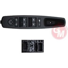 Gua 41416 - Cam Açma Anahtarı Kumanda Grubu Renault Megane Iıı-Fluence Dörtlü Merkezi Kilit Düğmeli Ayna Ay Arlı