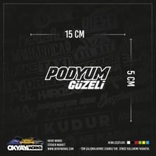 Podyum Güzeli Sticker - Hologram