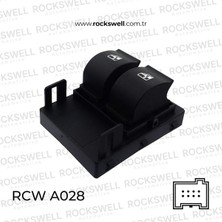 Universal Cam Kaldırma Anahtarı Kumanda Anahtar Sol Fırıno Bıpper Nemo 08> Çıftlı 8 Pin