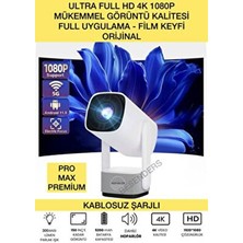 Besenders K2 Promax 1080P Kablosuz Yeniversiyon Taşınabilir Projeksiyon Android Wifi Bt Akıllı Sinema