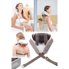 Empressco Yoğurmalı ve Isıtmalı 4d Masaj Yastığı, Ergonomik Tasarım ve Ayarlanabilir Bantlar